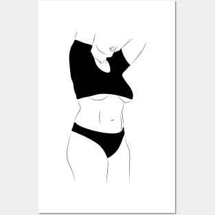 woman silhouette Posters and Art